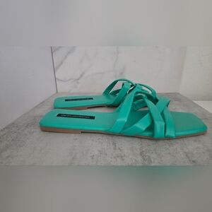 French Connection FCSHIRE-S1 Green Slip-on Sandals size 11